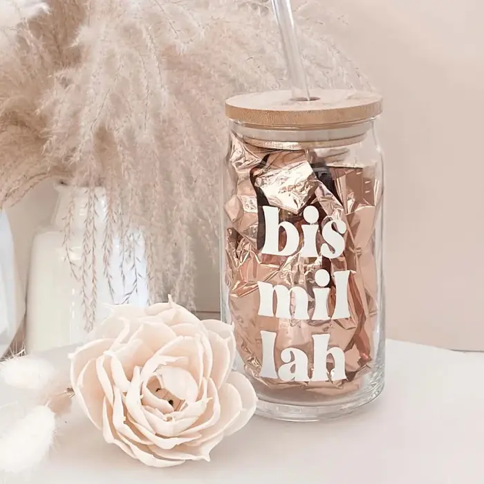 Tasse en verre Transparent Eid al-adha Bismillah