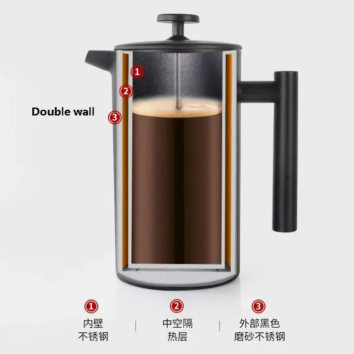 Cafetière à Pression Française et Théière