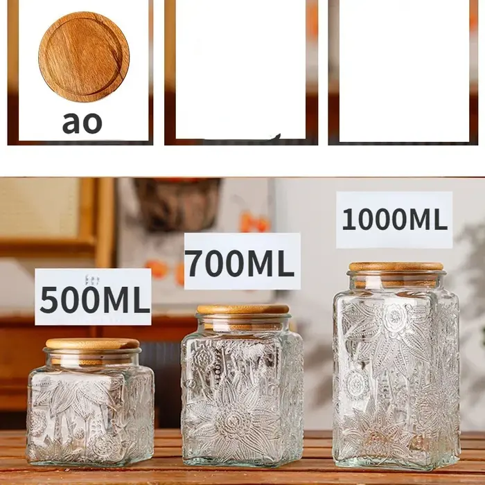 Boîtes en verre hermétiques pour le stockage des aliments