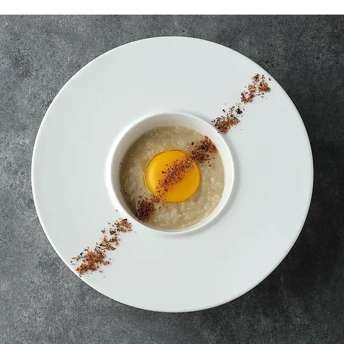 Assiette à dîner ronde en céramique