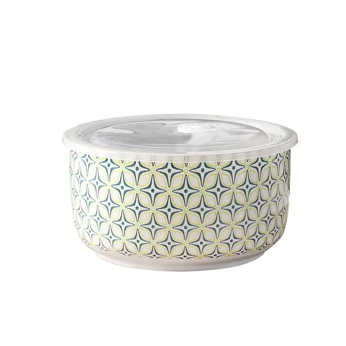 Filles en céramique avec couvercle en porcelaine