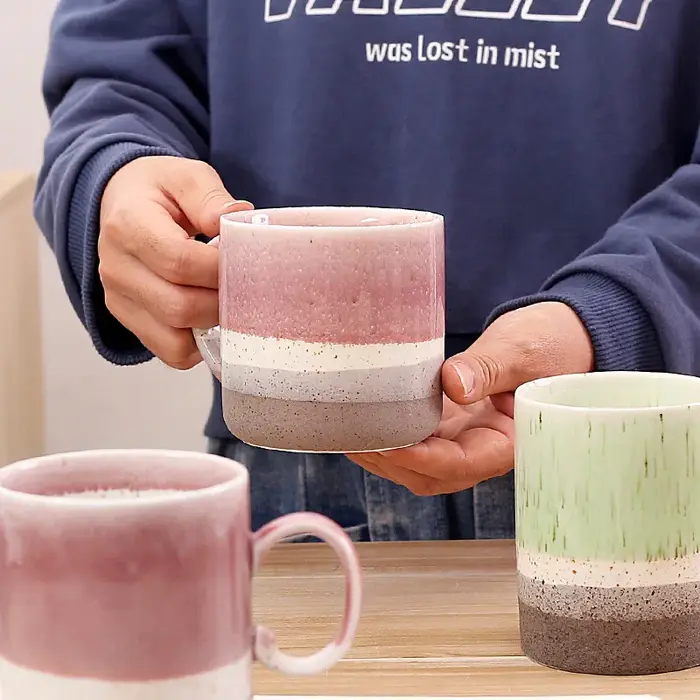 Tasses rétro en céramique grande capacité tasse