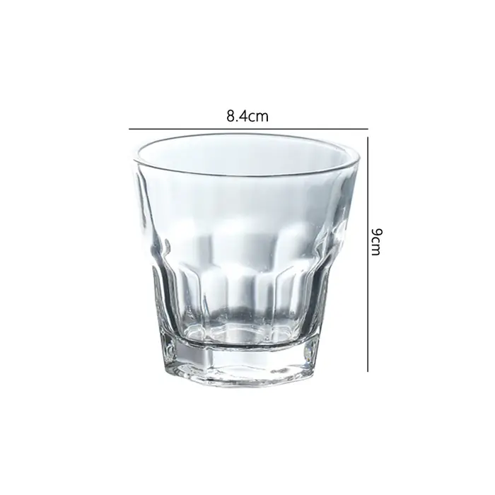 Verre à whisky à fond épais de 240ml/145ml