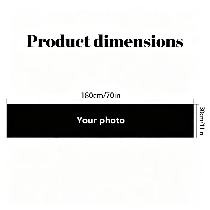 Chemin de table personnalisé à imprimer soi-même