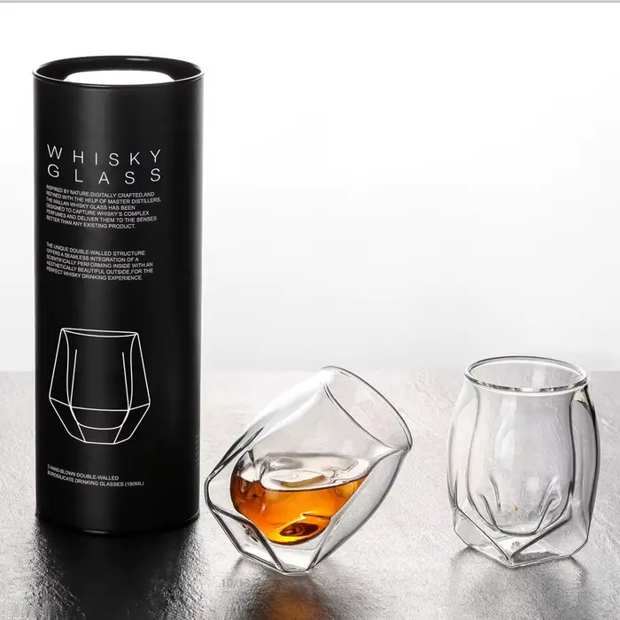 Ensemble de 2 verres de dégustation pour whisky