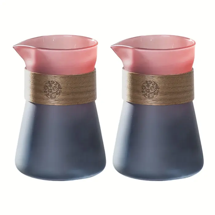 Carafe à café en verre de 16 oz avec couche thermorésistante en bois
