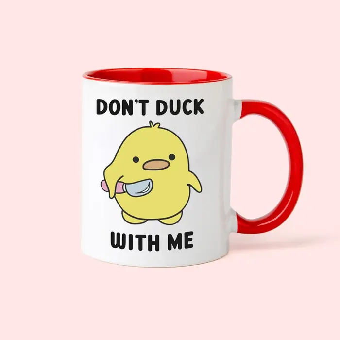 Mug « Ne te laisse pas emporté par moi » - Mug drôle de canard - Tasse à café - Mug