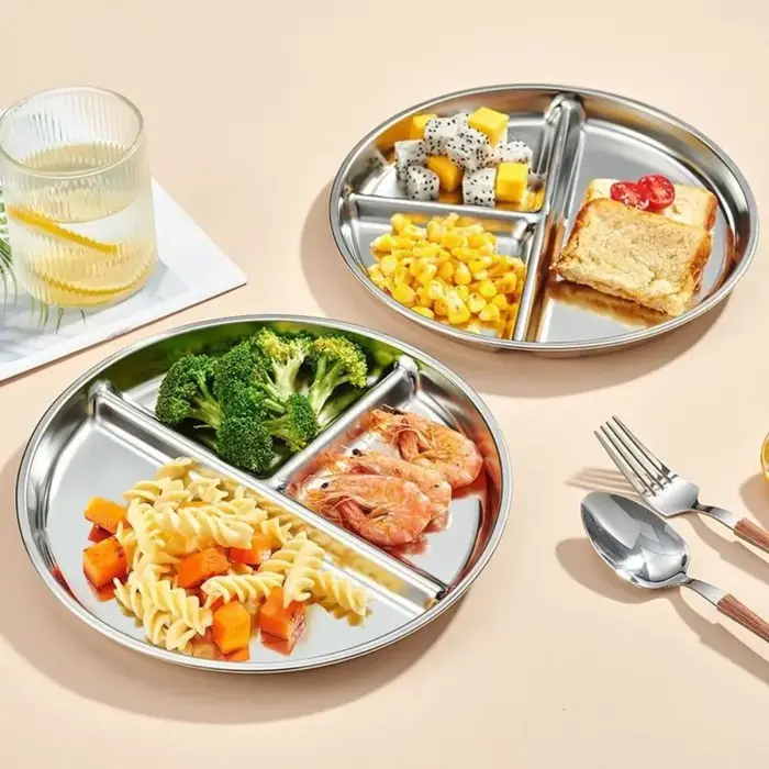 Plaques de contrôle de portions en acier inoxydable 304