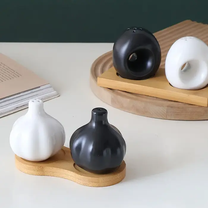 Ensemble de bouteilles d'assaisonnement en céramique japonais Simple
