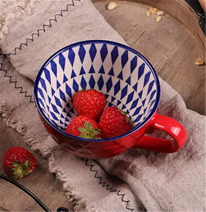 Tasse en céramique de style européen