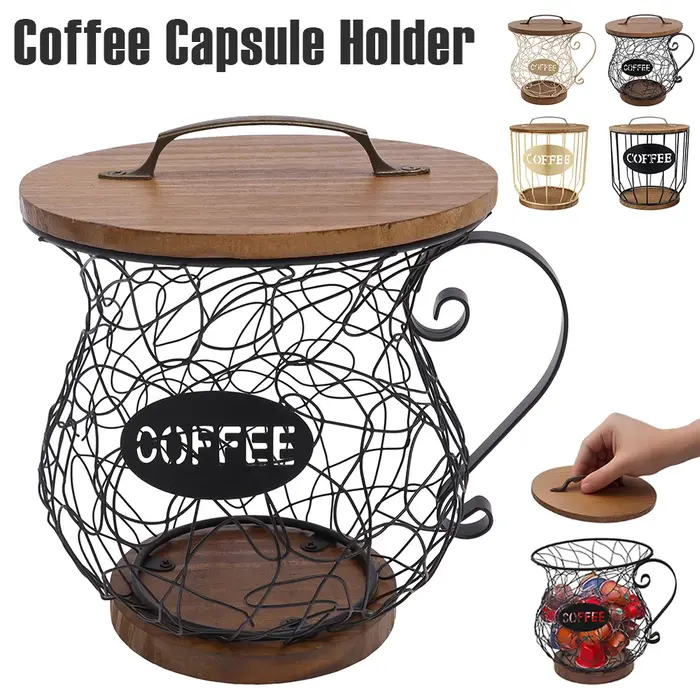 Porte-capsules de café en métal