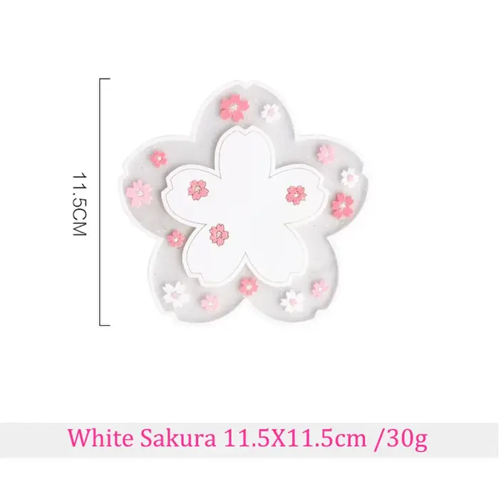 Dessous de verre en forme de fleur Kawaii
