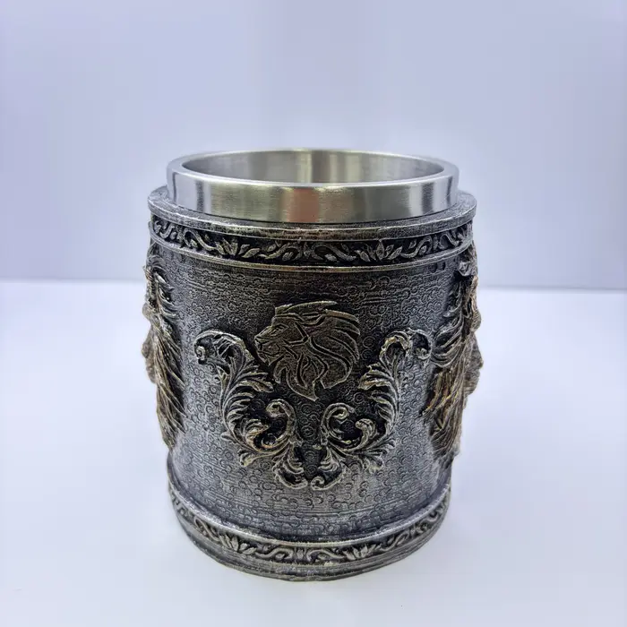 Chope à bière Tête de Lion