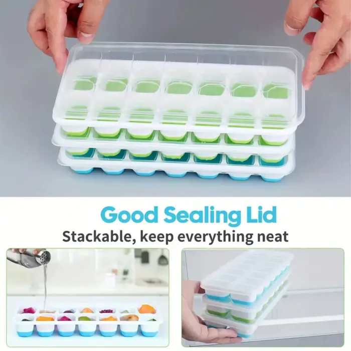 Plateaux à glaçons à 14 grilles