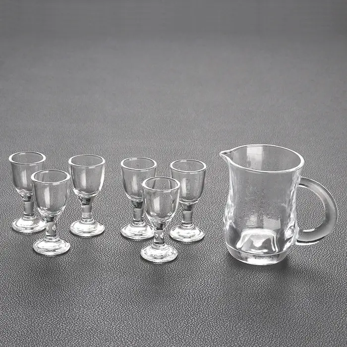 Ensemble de verres à vin avec poignée de 120ml