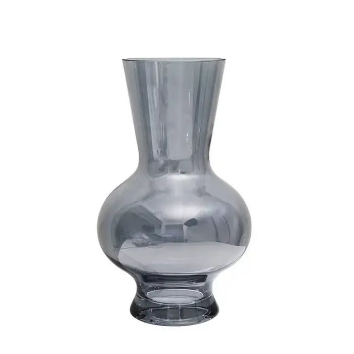 Vase en verre dégradé coloré