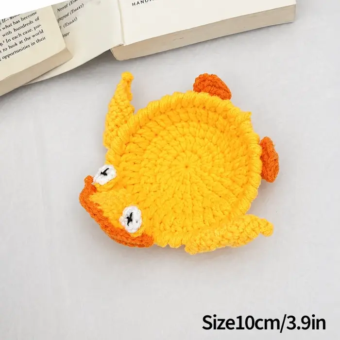Sous-verre au crochet au design amusant
