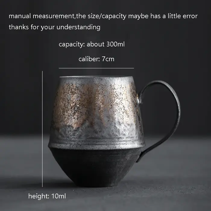 HoMmi – tasse à café vintage en grès fait à la main