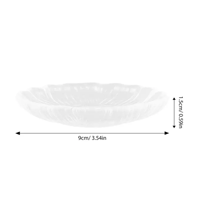 Soucoupe en verre de qualité supérieure pour tasse à thé