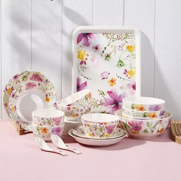 Ensemble de vaisselle en mélamine