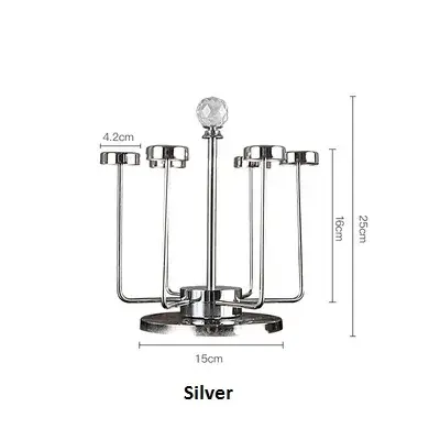 Creative Home-Tasse rotative T1 en acier inoxydable 304, porte-verre