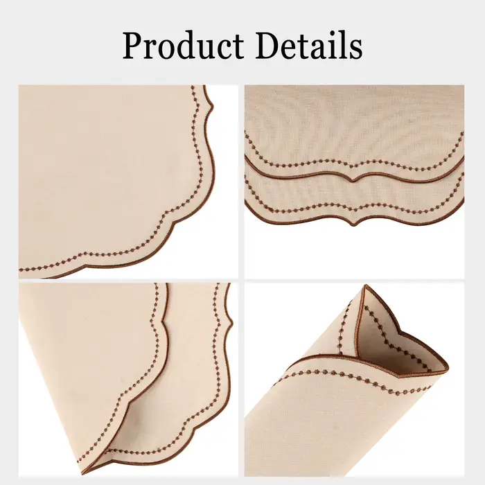 Ensemble de 4 sets de table en gingham