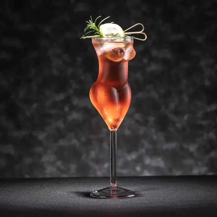 Verre à Cocktail créatif en forme de corps pour femme