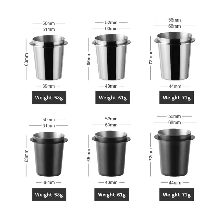 Tasse doseuse de café 58/53/51mm