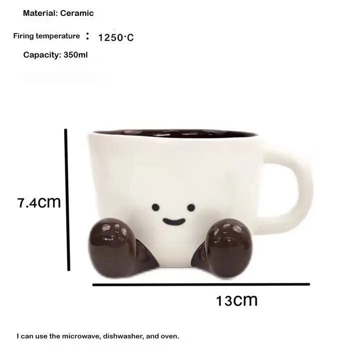 Tasse en céramique de dessin animé créatif