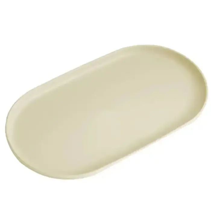 Assiette simple de couleur unie