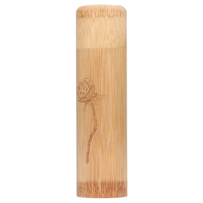 Boîte à thé ronde en bambou