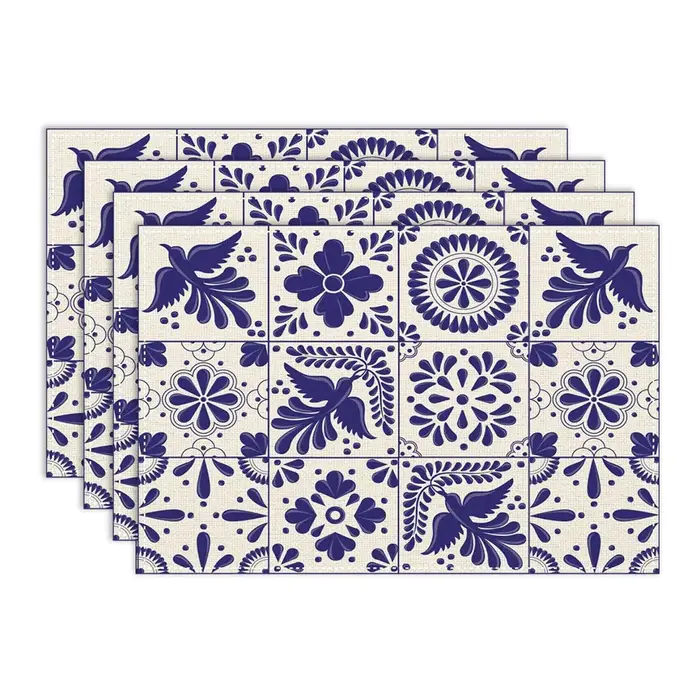 Set de table en céramique à motifs