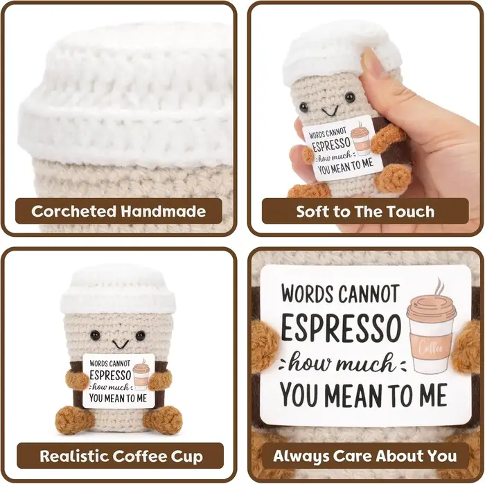 Poupée de café au Crochet drôle