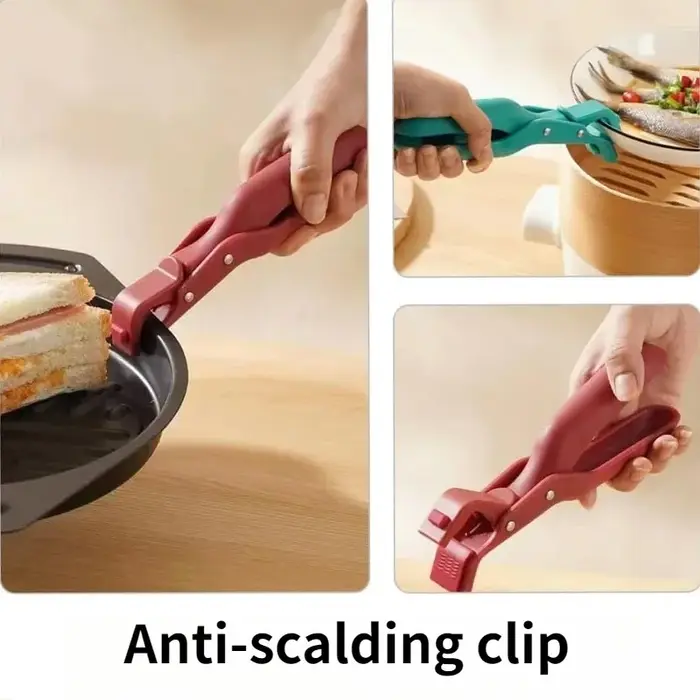 Pinces anti-brûlure pour assiettes et plats de cuisine