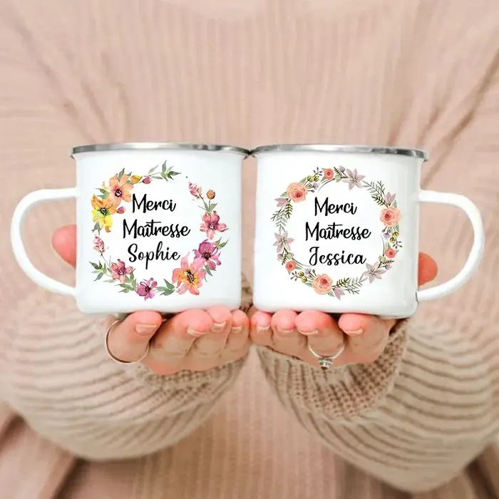 Tasses à Café Personnalisées avec Impression Française