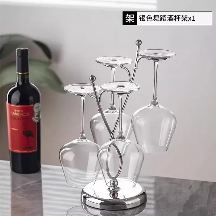 Présentoir de support de verre à vin de maison haut de gamme-support