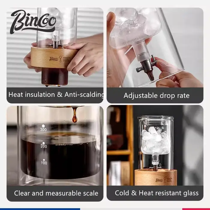 Cafetière à infusion froide en verre de 600ml