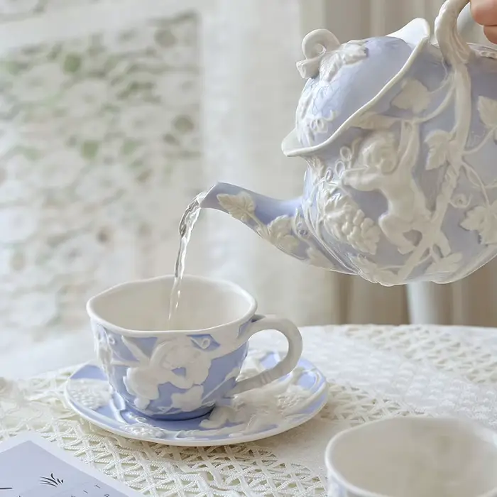 Tasse à café d'angle anglais