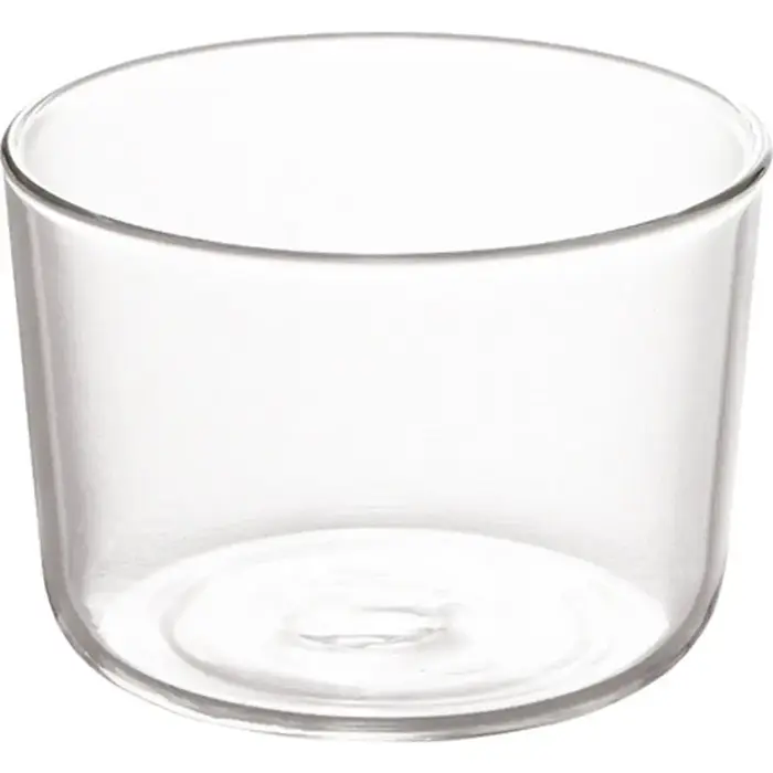 Gobelet à pudding en verre pratique, transparent, de forme ronde, bols de service, plateau à dessert