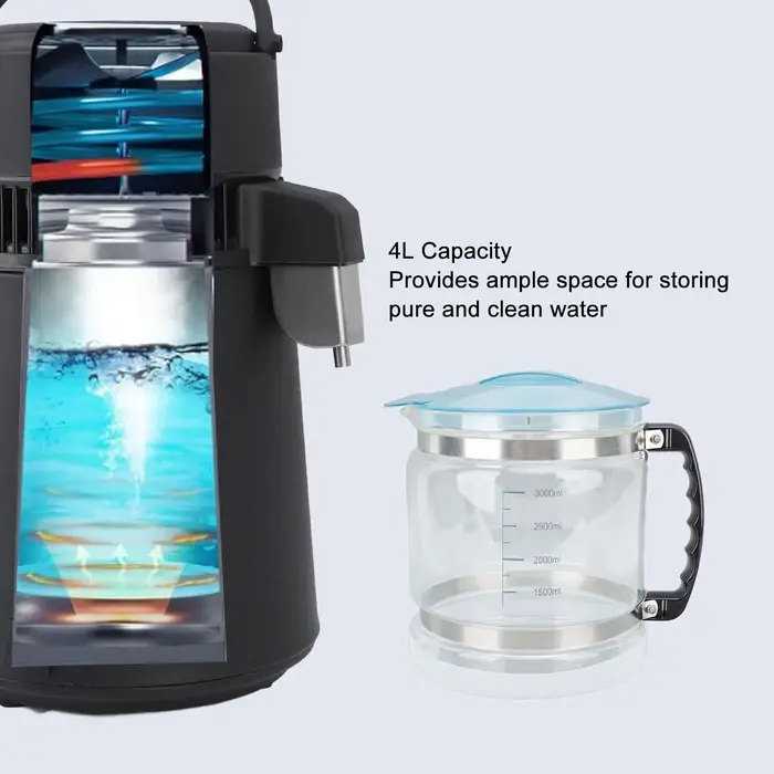 Récipient à eau en verre polyvalent