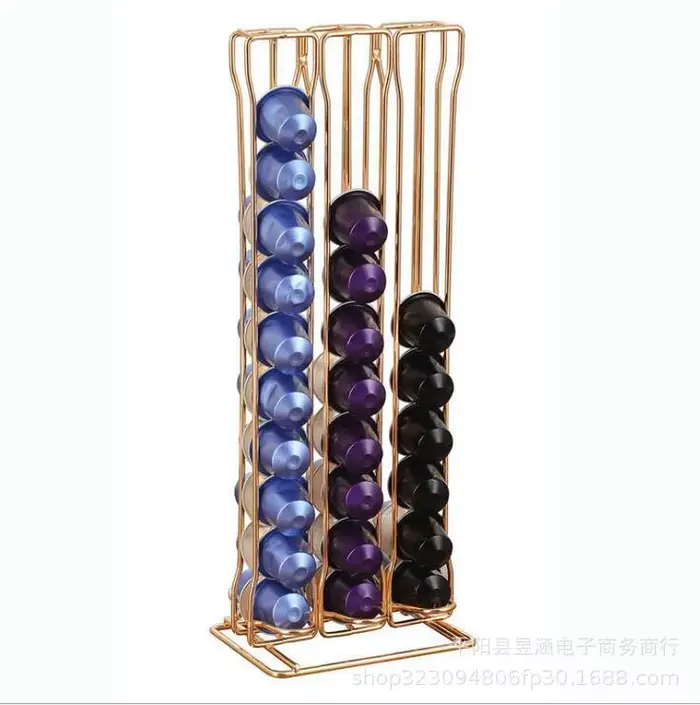 Support rotatif pour 40 capsules de café Nespresso