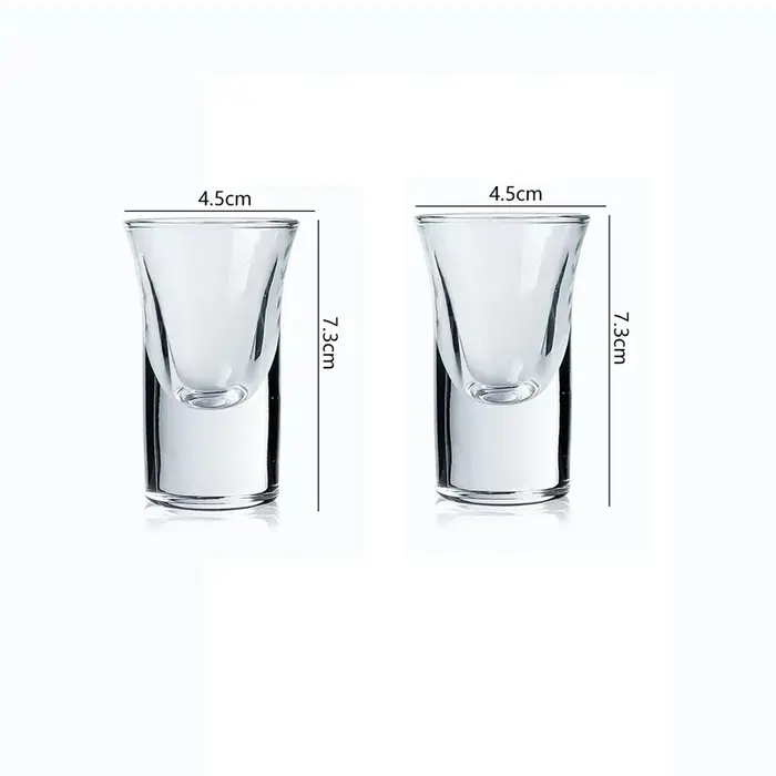 Verre à Shot à fond épais 30ml/60ml, petit verre à vin créatif, verre à Cocktail haut de gamme, jeux