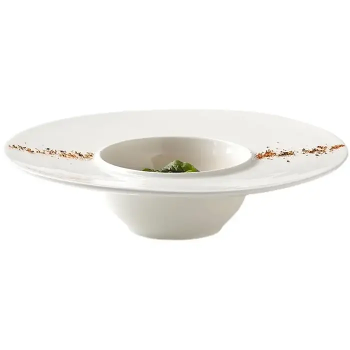 Assiette à dîner ronde en céramique