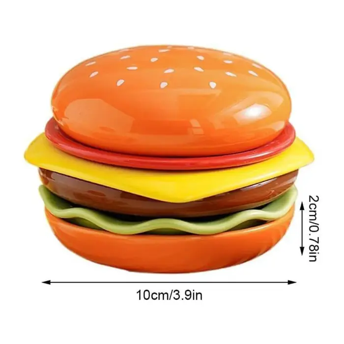 Ensemble d'assiettes à hamburger empilables