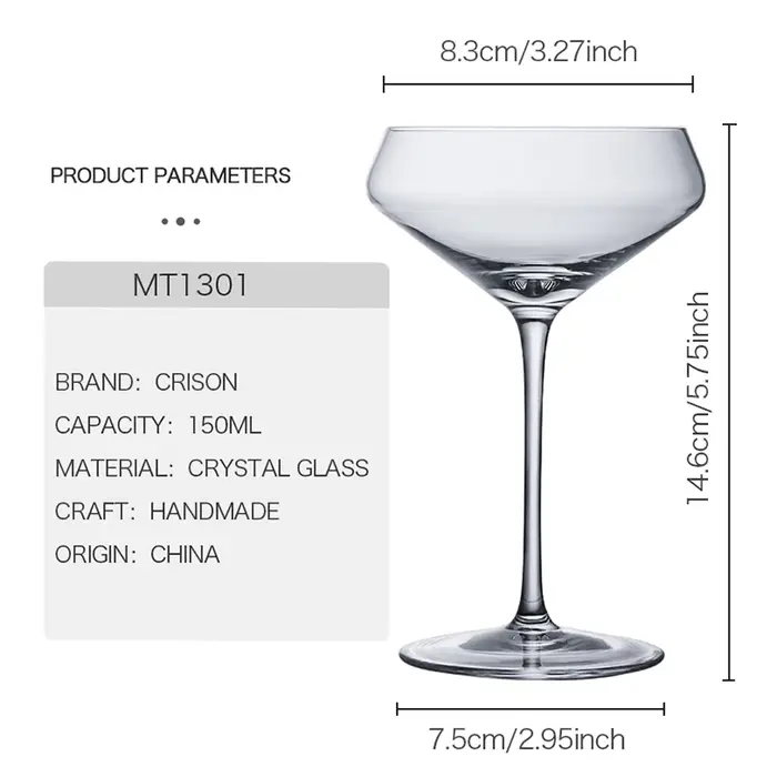 Verre à vin en cristal japonais CRagressions ORY