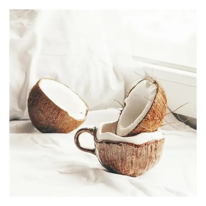 Tasse à noix de coco, tasse à café en céramique