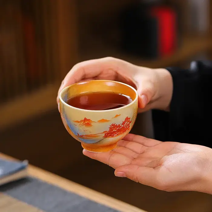 Tasses à thé Kungfu Vintage