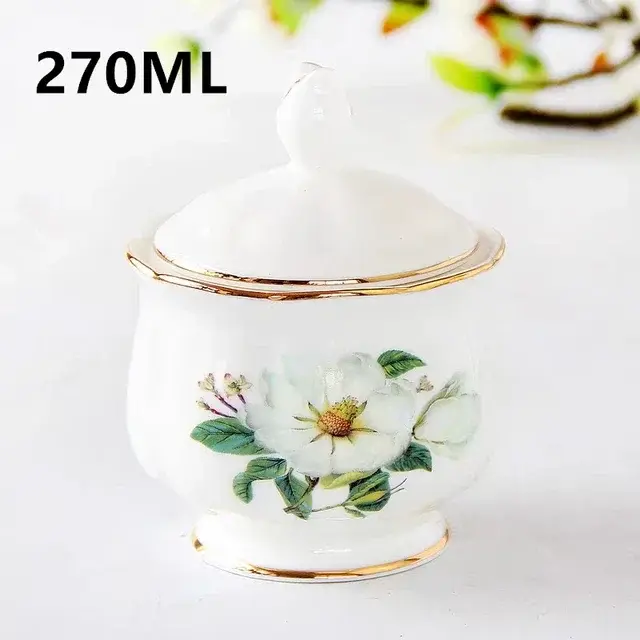 Sucrier de Style européen pour café, porcelaine de haute qualité, anglais, britannique, service à th