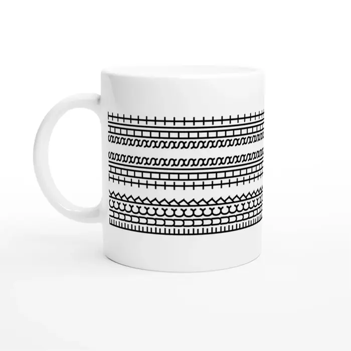 Tasse à café à message caché