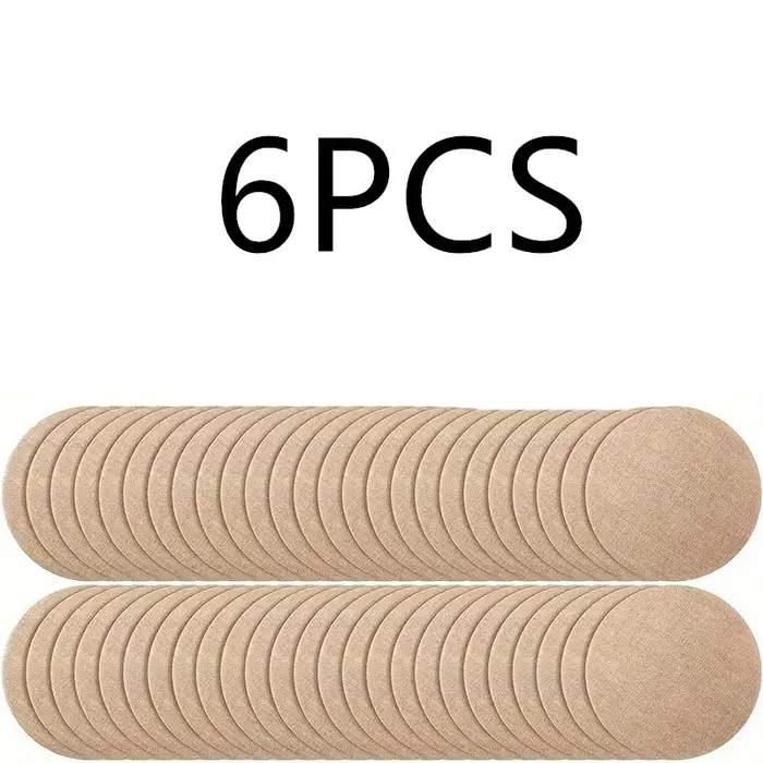 6/50 pièces de sets de table ronds en jute